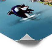 Fun World Map Poster (Ecke)