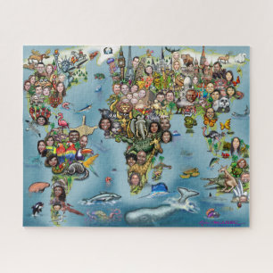 Fun World Map Puzzle