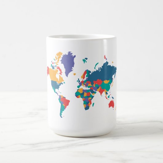 Fun World Map Tasse (Mittel)