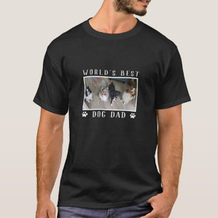 Fun World's Best Dog Vater Landscape Pet Foto T-Shirt