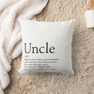 Fun Worlds beste Onkel Funcle Definition aller Zei Kissen