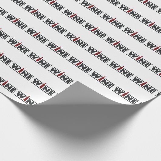 Fun Wort Kunst Packpapier (Ecke)