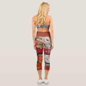 Fun Wrist Uhren Personalisiert Name Capri Leggings (Rückseite)