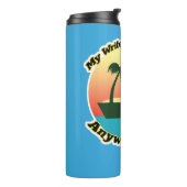 Fun Writers Retreat Epic Author Lifestyle Logo Thermosbecher (Nach links gedreht)