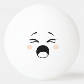 Fun Yawning Süsse Face Ping Pong Ball Tischtennisball (Vorderseite)