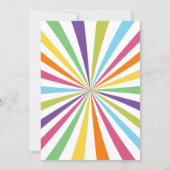 Fun Yeah Baby Retro Baby Dusche Einladung (Rückseite)