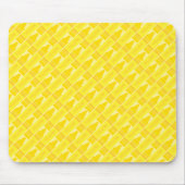 Fun Yellow Crayon Pattern Mousepad (Vorne)