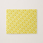 Fun Yellow Crayon Pattern Puzzle (Horizontal)