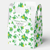 Fun Yellow Daffodil Personalisiert Illustration Geschenkschachtel (Geöffnet)