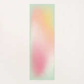 Fun Yoga jetzt Pizza später Pastel Gradient Ombre Yogamatte (Rückseite)