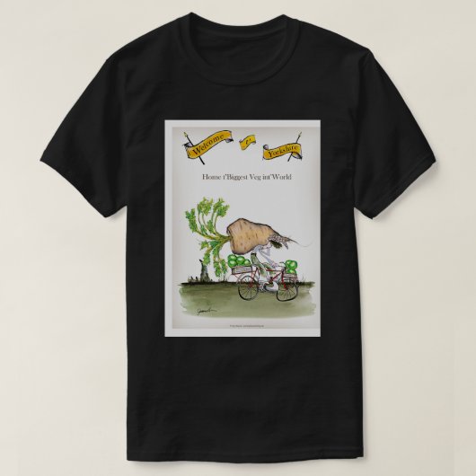 Fun Yorkshire Parsnip T-Shirt (Design vorne)