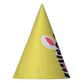 Fun Zebra Face Safari Zoo Wilder Dschungel Geburts Partyhütchen (Links)