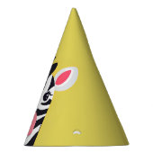 Fun Zebra Face Safari Zoo Wilder Dschungel Geburts Partyhütchen (Rechts)