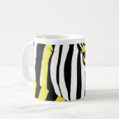 Fun Zebra Print Kaffeetasse (Vorderseite Links)