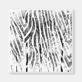 Fun Zebra Print Magnet (Vorne)