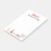 Fun Zeug zu tun heute /bearbeitbarer Text Post-it Klebezettel (angewinkelt)