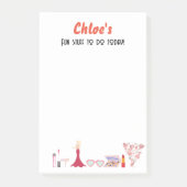 Fun Zeug zu tun heute /bearbeitbarer Text Post-it Klebezettel (Vorderseite)