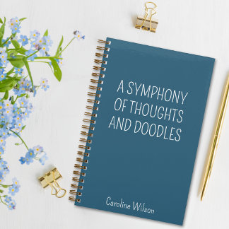 Fun Zitat Aquamarin Bestes lustiges Geschenk Minim Notizblock