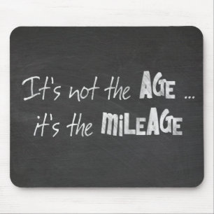 Fun Zitat auf der schwarzen Tafel Mousepad