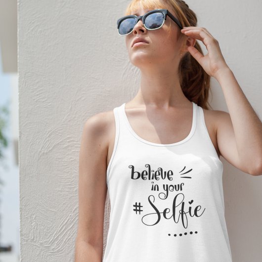 Fun Zitat glauben Sie an Ihr eigenständiges schwar T-Shirt