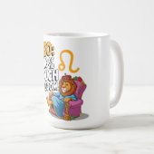 Fun Zodiac Leo Design Kaffeetasse (VorderseiteRechts)