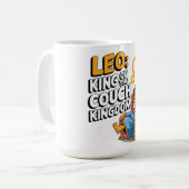 Fun Zodiac Leo Design Kaffeetasse (Vorderseite Links)