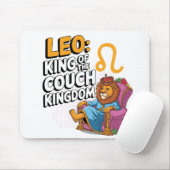 Fun Zodiac Leo Design Mousepad (Mit Mouse)