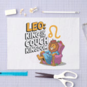 Fun Zodiac Leo Design Seidenpapier (Handwerk)