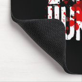Fun Zombie Hunter Design für Jungs Mädchen Hallowe Mousepad (Ecke)