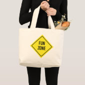 Fun Zone Jumbo Tote Bag Stoffbeutel (Vorderseite (Produkt))