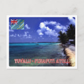 Funafuti Atoll Beach - Tuvalu - Postkarte (Vorderseite)