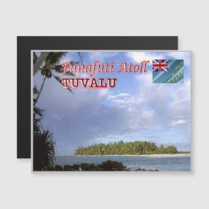 Funafuti Atoll - Tuvalu - Magnetkarte
