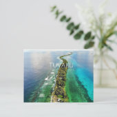 Funafuti, Tuvalu Postkarte (Stehend Vorderseite)