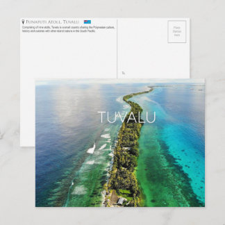 Funafuti, Tuvalu Postkarte