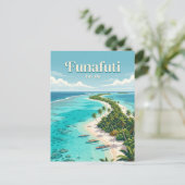 Funafuti Tuvalu Postkarte (Stehend Vorderseite)