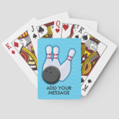 FunBowling Ball und Button-Spielkarten Spielkarten (Rückseite)