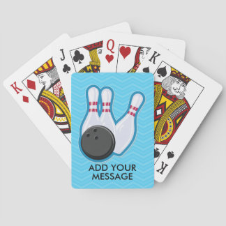 FunBowling Ball und Button-Spielkarten Spielkarten