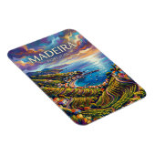 Funchal-Bucht Portugal Magnet (Rechte Seite)