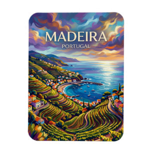 Funchal-Bucht Portugal Magnet
