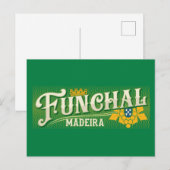 Funchal Madeira Postkarte (Vorne/Hinten)