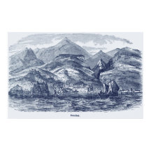 Funchal, Madeira Vintag Print