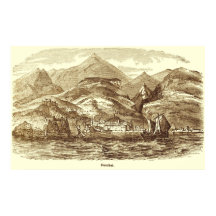 Funchal, Madeira Vintag Print