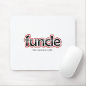 Funcle Definition Funny Joke Geschenk für Onkel Mousepad (Mit Mouse)