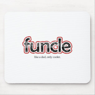 Funcle Definition Funny Joke Geschenk für Onkel Mousepad