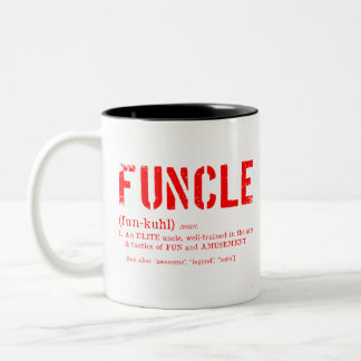 Funcle Definition Zweifarbige Tasse