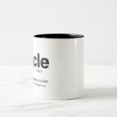 Funcle Definitions-lustige Zitat-Tasse Zweifarbige Tasse (Mittel)
