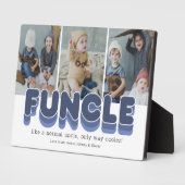 Funcle Funny Cool Uncle Foto Fotoplatte (Seite)
