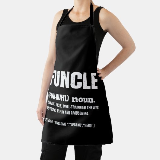 Funcle Funny Uncle Definition Schürze (InSitu)