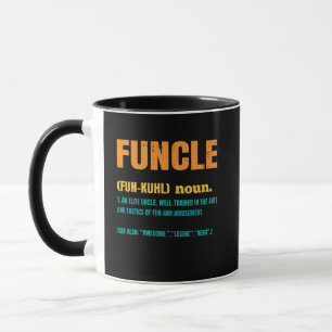Funcle Funny Uncle Definition Tasse