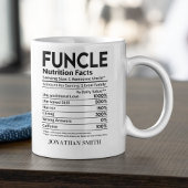 Funcle Nutritions Facts, Funny uncle Kaffeetasse